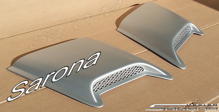 Custom GMC Savana Van  All Styles Hood Scoop (1996 - 2023) - $175.00 (Part #GM-007-HS)